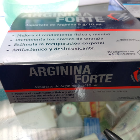 ARGININA FORTE ADULTO X 10 AMPOLLAS BEBIBLES