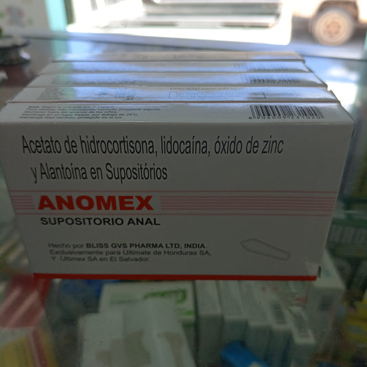 ANOMEX SUPOSITORIOS