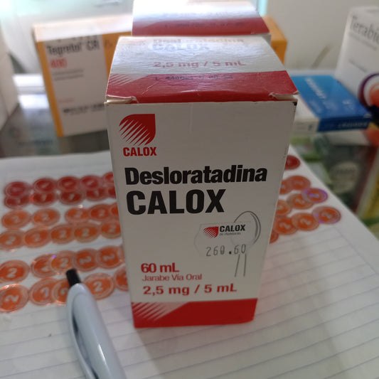 DESLORATADINA 60ml CALOX