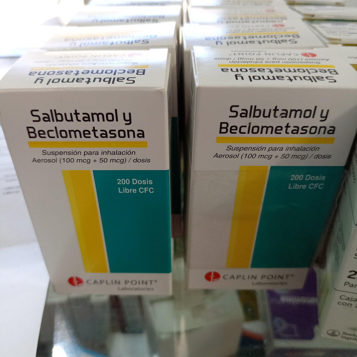 SALBUTAMOL/ BECLOMETASONA 100MCG Y 50 MCG