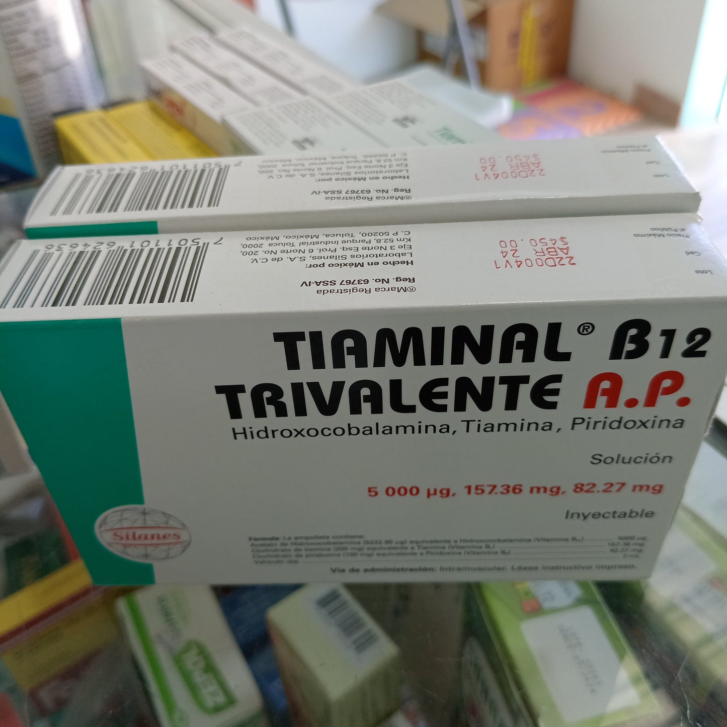 TIAMINAL B12 TRIVALENTE A.P SOLUCION INYECTABLE