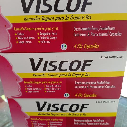 VISCOF CAP 25 SOBRES X 4